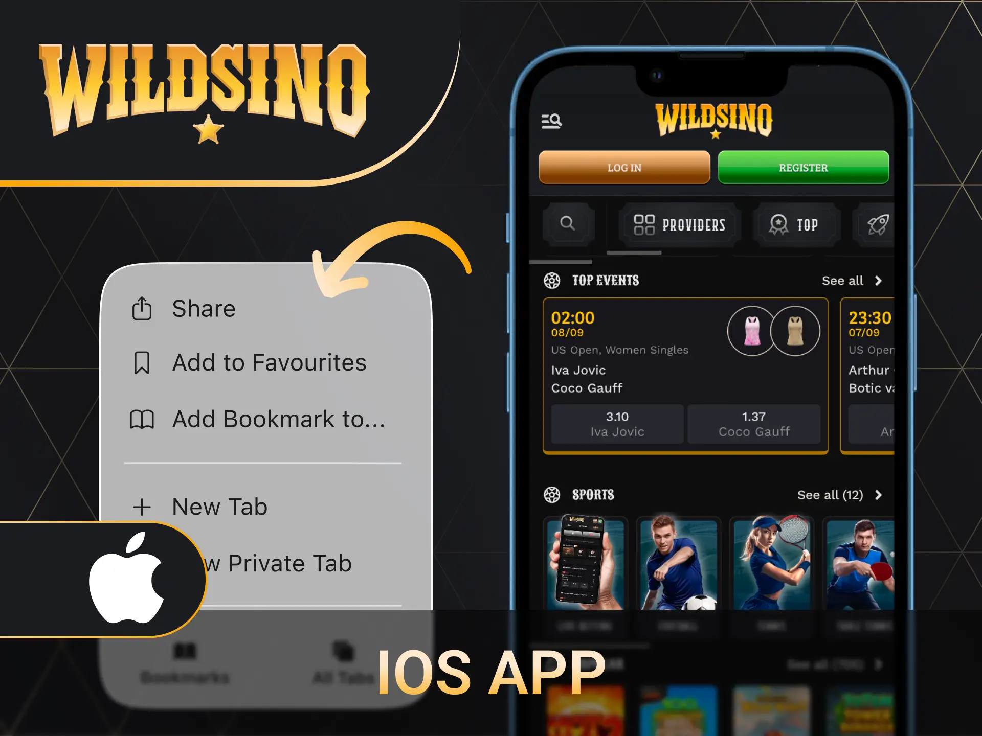 Setup the Wildsino iOS app on your Apple device quickly.